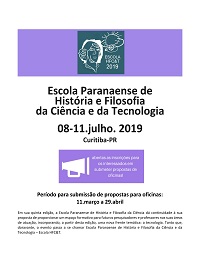 Escola Paranaense  História e Filosofia da Ciência & Tecnologia 2019